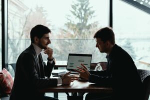 Consultants assisting clients with UAE business jurisdiction selection